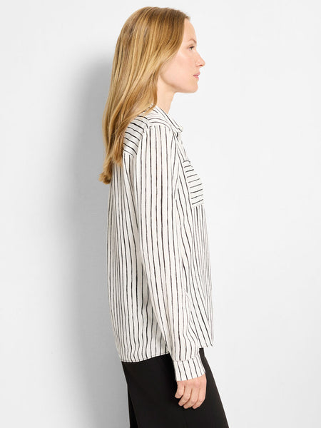 NIC+ZOE Mini Painted Stripe Shirt