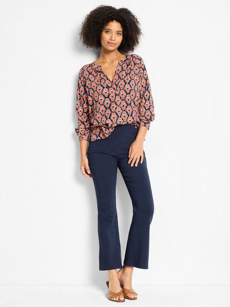 NIC+ZOE Harvest Ikat Top