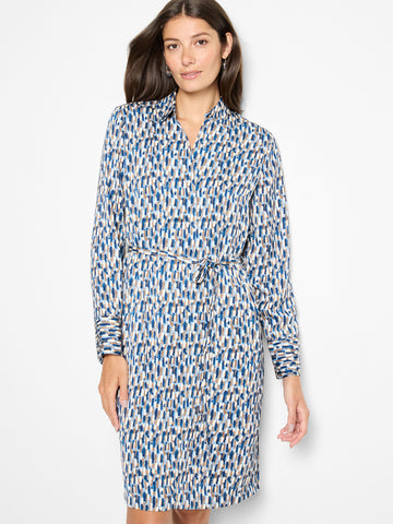 NIC+ZOE Brushstrokes Long Sleeve Devon Dress