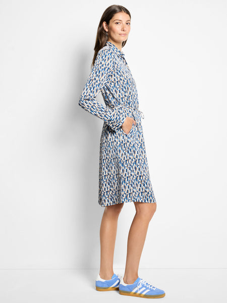NIC+ZOE Brushstrokes Long Sleeve Devon Dress