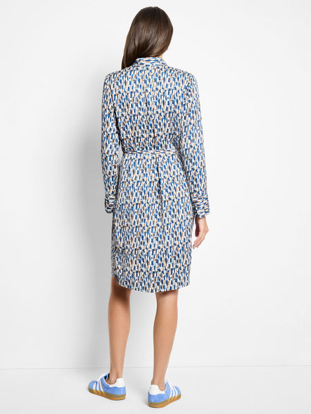 NIC+ZOE Brushstrokes Long Sleeve Devon Dress
