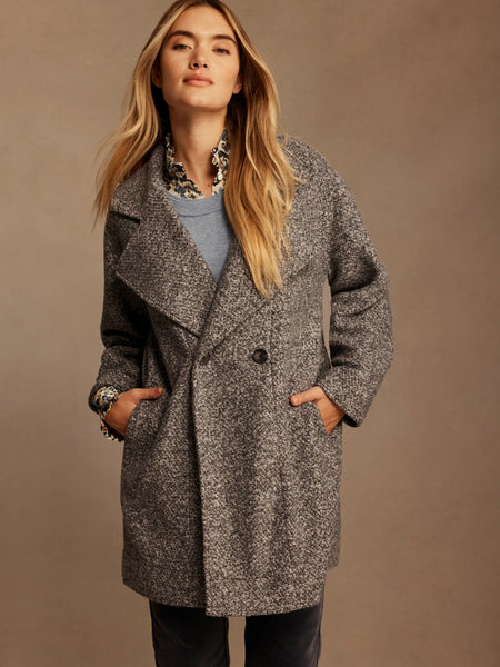 NIC+ZOE Mixed Boucle Knit Jacket