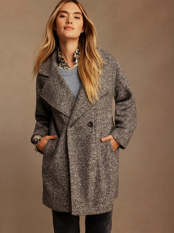 NIC+ZOE Mixed Boucle Knit Jacket