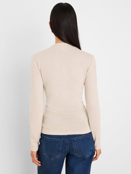 NIC+ZOE Everyday Sparkle Ruched Top