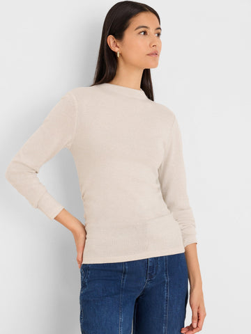 NIC+ZOE Everyday Sparkle Ruched Top