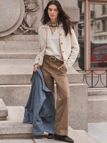NIC+ZOE Velvet Cord Knit Jacket