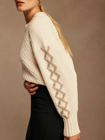 NIC+ZOE Criss Cross Sweater