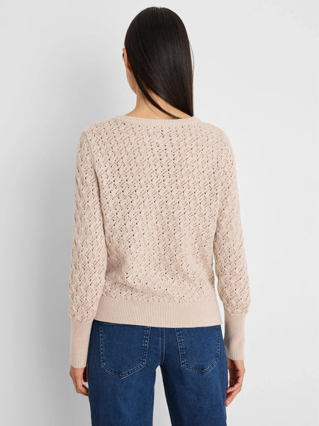 NIC+ZOE Sterling Stitch Sweater