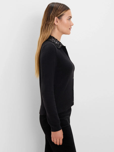 NIC+ZOE Sequin Collar Cardigan
