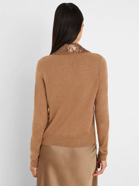 NIC+ZOE Sequin Collar Cardigan