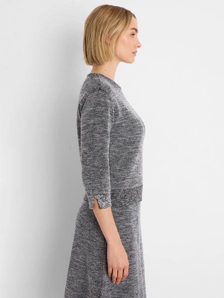 NIC+ZOE Tweed Stitch Sweater