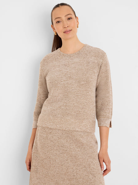 NIC+ZOE Tweed Stitch Sweater