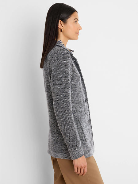 NIC+ZOE Tweed Stitch Sweater Jacket
