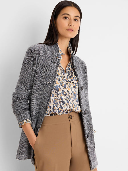 NIC+ZOE Tweed Stitch Sweater Jacket