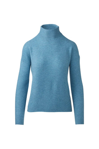 Kinross Textured Cashmere Funnel