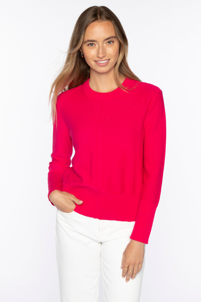 Kinross Cotton Rib Trim Crew