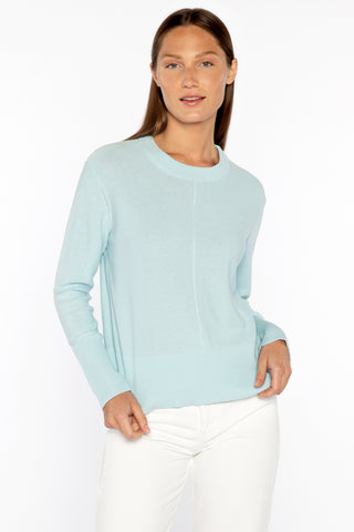Kinross Cotton Rib Trim Crew