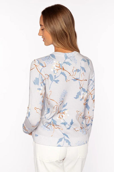 Kinross Print Embroidered Sweater