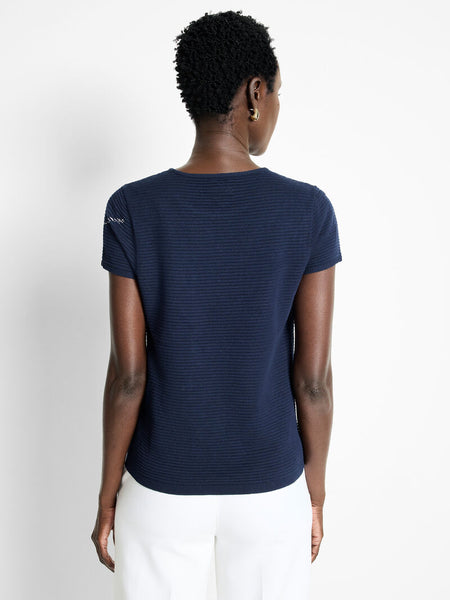 NIC+ZOE Midnight Garden Sweater Tee