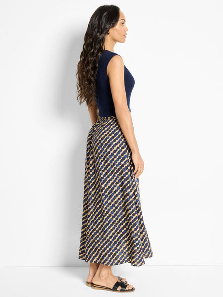 NIC+ZOE Pebble Dream Mixed Media Dress