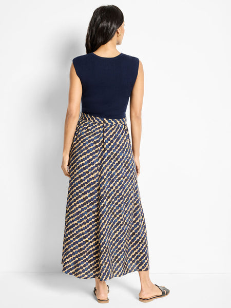 NIC+ZOE Pebble Dream Mixed Media Dress