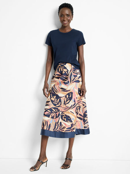 NIC+ZOE Terracotta Garden Skirt