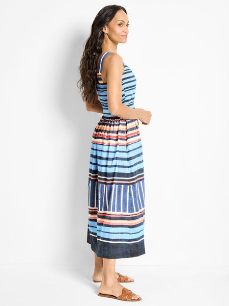 NIC+ZOE Painted Peninsula Stripe Dress