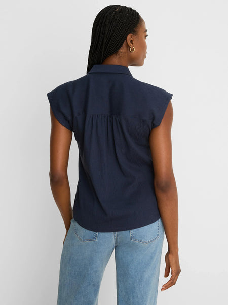 NIC+ZOE Coastal Crinkle Top