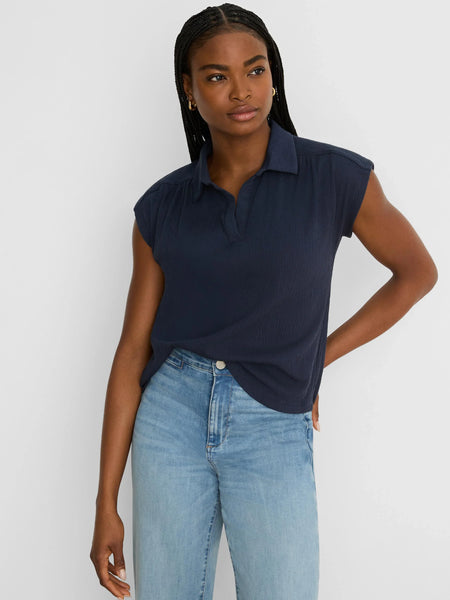 NIC+ZOE Coastal Crinkle Top