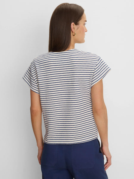 NIC+ZOE Diamond Stripe Top