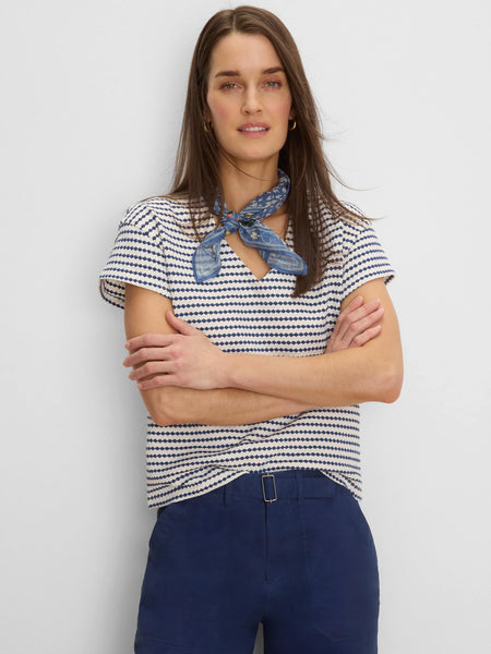 NIC+ZOE Diamond Stripe Top