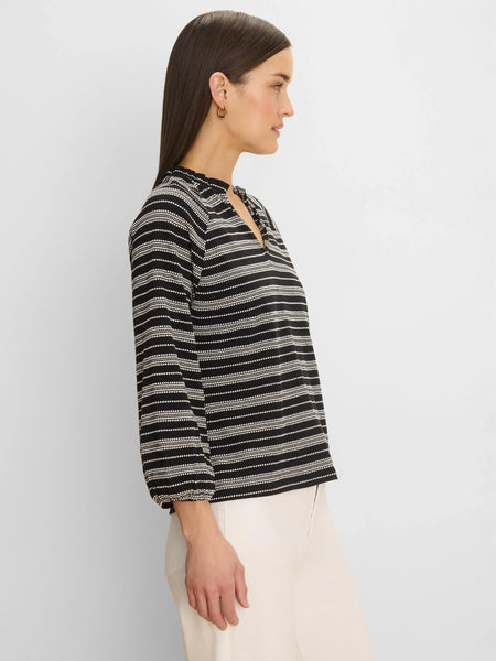 NIC+ZOE Dashing Stripe Knit Top