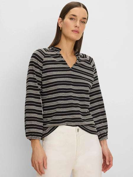 NIC+ZOE Dashing Stripe Knit Top