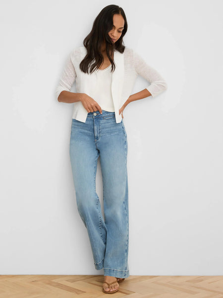 NIC+ZOE Featherknit Collared Cardigan