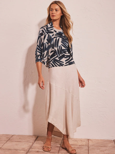 NIC+ZOE Painted Palms Bolero Cardigan