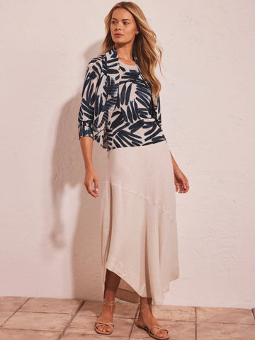NIC+ZOE Painted Palms Bolero Cardigan