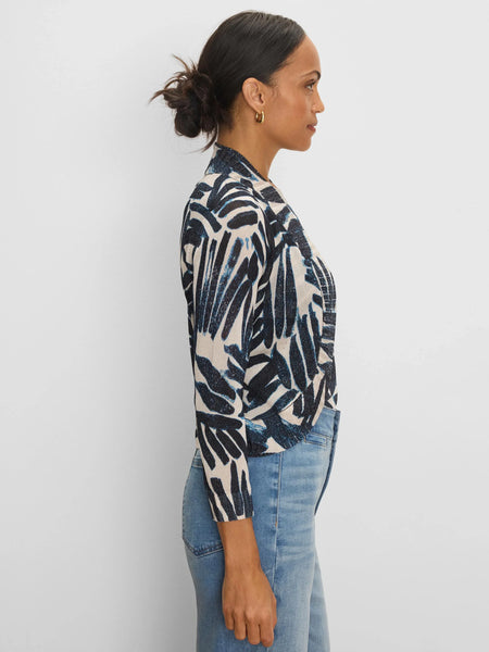 NIC+ZOE Painted Palms Bolero Cardigan