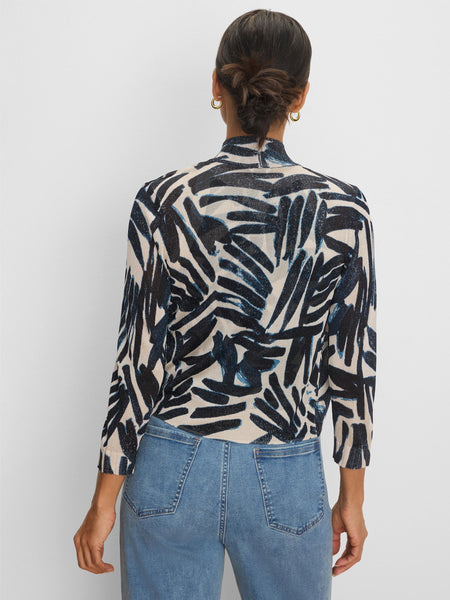 NIC+ZOE Painted Palms Bolero Cardigan