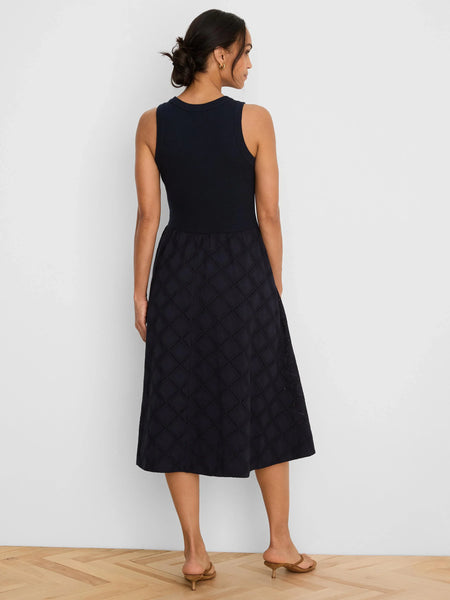 NIC+ZOE Diamond Eyelet Sofia Dress