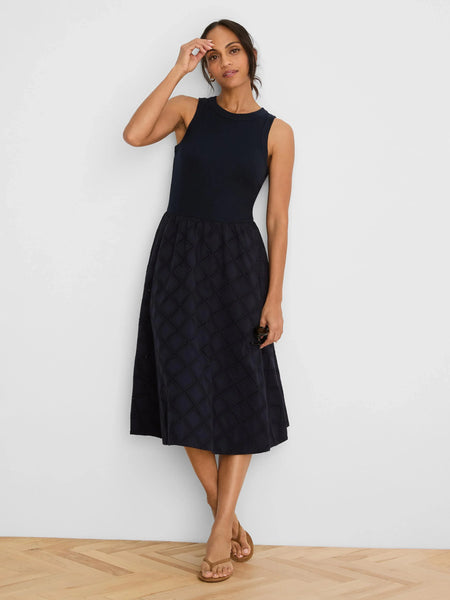 NIC+ZOE Diamond Eyelet Sofia Dress