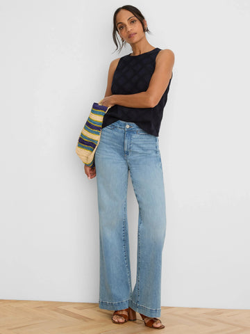 NIC+ZOE Diamond Eyelet Top