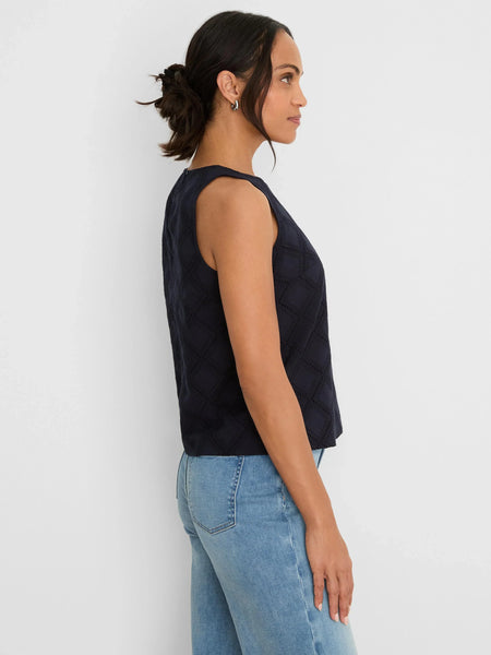 NIC+ZOE Diamond Eyelet Top