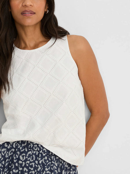 NIC+ZOE Diamond Eyelet Top