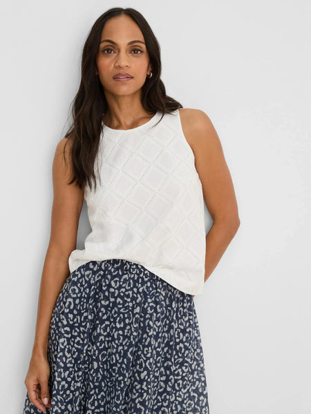 NIC+ZOE Diamond Eyelet Top