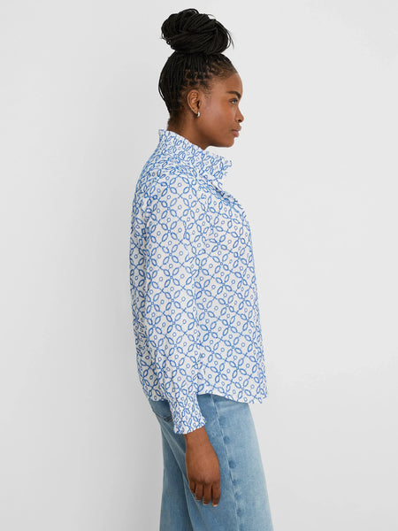 NIC+ZOE Embroidered Tile Shirt