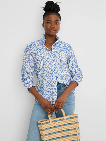 NIC+ZOE Embroidered Tile Shirt