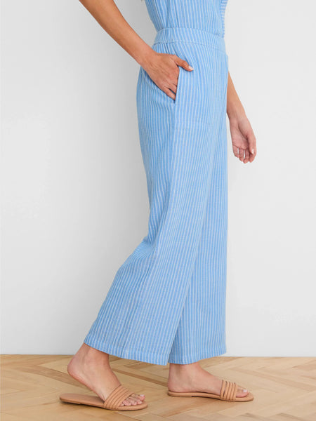 NIC+ZOE Wide Leg Gauze Ankle Pant