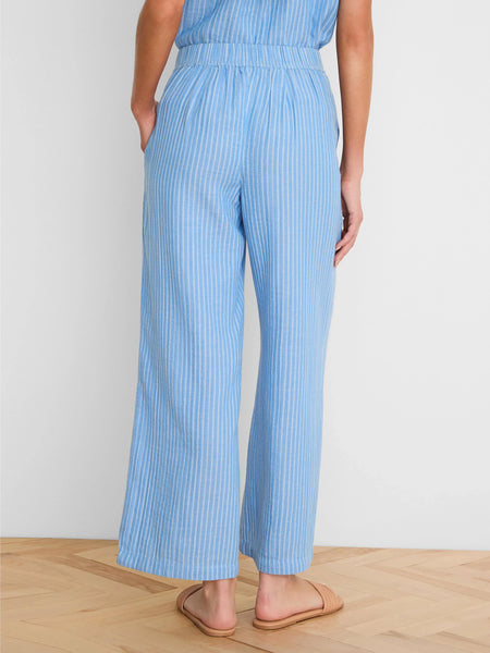 NIC+ZOE Wide Leg Gauze Ankle Pant