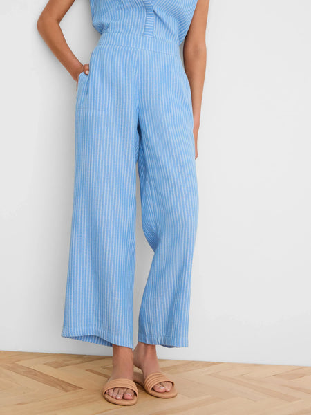 NIC+ZOE Wide Leg Gauze Ankle Pant