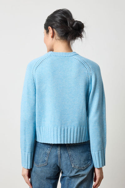 Lilla P Saddle Sleeve Crewneck Sweater